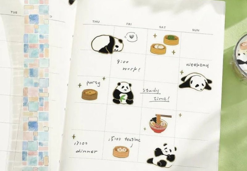 BGM Taśma Washi Clear Tape Panda NOTEKA (4).jpg