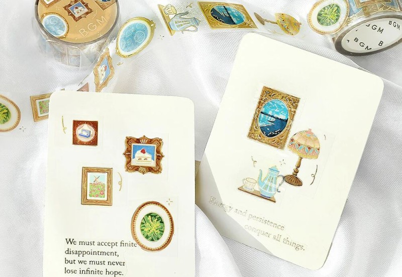 BGM Taśma Washi Clear Tape Decorative Painting NOTEKA (4).jpg