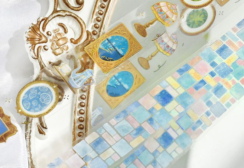 BGM Taśma Washi Clear Tape Decorative Painting NOTEKA (5).jpg
