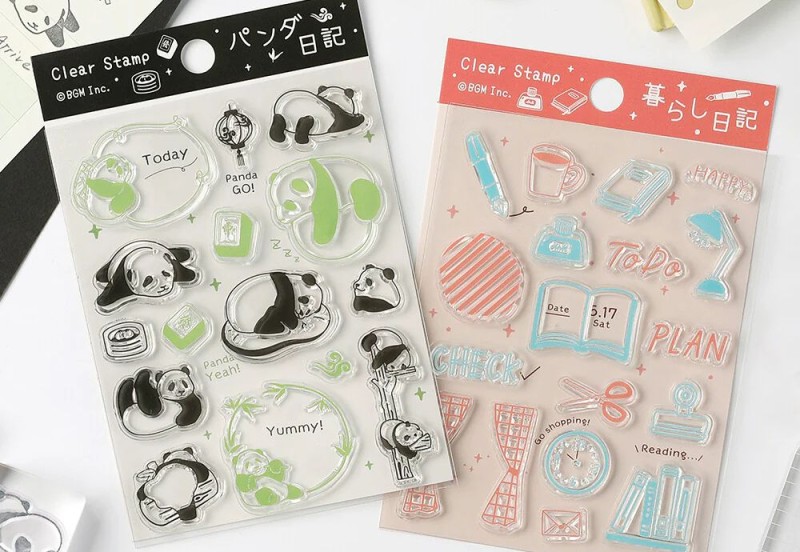 BGM Clear Stamp Przezroczyste stempelki Clear Stamp Living Diary NOTEKA (2).jpg
