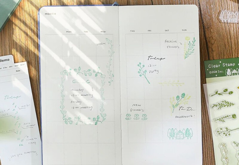 BGM Clear Stamp Przezroczyste stempelki Clear Stamp Forest Diary NOTEKA (2).jpg