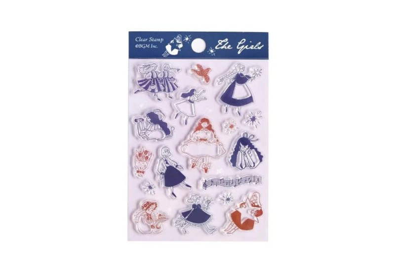 BGM Clear Stamp Przezroczyste stempelki Clear Stamp flying girl NOTEKA.jpg