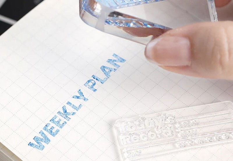 BGM Clear Stamp Przezroczyste stempelki Clear Stamp Record Efficiency NOTEKA (2).jpg