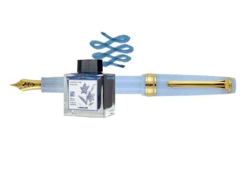 Sailor Pióro wieczne ProGear Slim Grateful Crane 14k - zestaw z atramentem