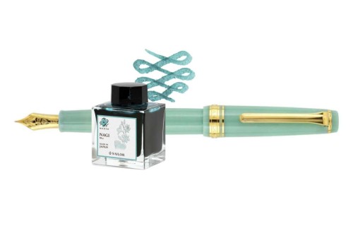 Sailor Pióro wieczne ProGear Slim Dragon Palace 14k - zestaw z atramentem