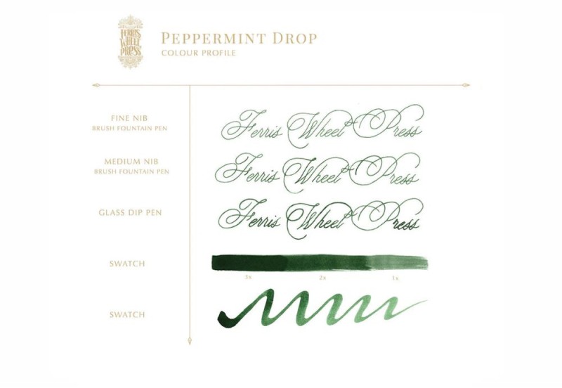 Ferris Wheel Press Atrament 38 ml peppermint drop NOTEKA (2).jpg