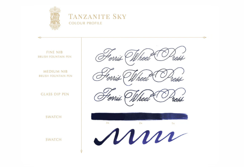 Ferris Wheel Press Atrament 38 ml tanzanite sky NOTEKA.png