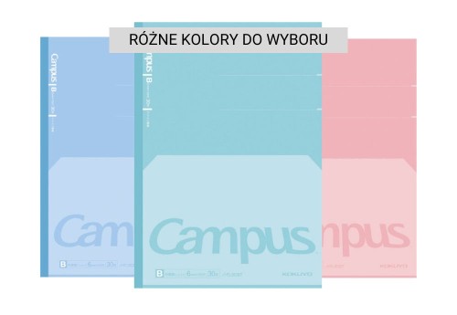 Kokuyo Campus Flat Notebook Semi B5 B - notatnik w linie 6 mm