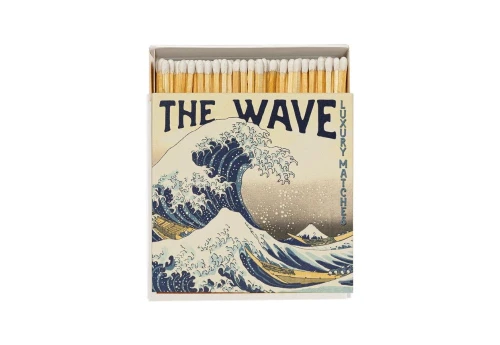 Archivist Gallery Square Matchboxes - Zapałki Hokusai Wave Matches