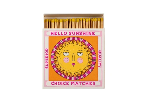 Archivist Gallery Square Matchboxes - Zapałki Hello Sunshine Matches 