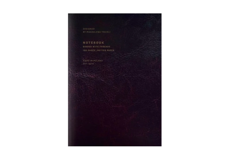 Magdalena Tekieli notes w kropki Paper Love Dark Chocolate EKOSKÓRA NOTEKA.jpg