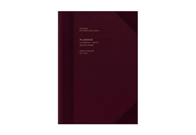 Magdalena Tekieli Planner Paper Love Sienna Burgundy NOTEKA.jpg