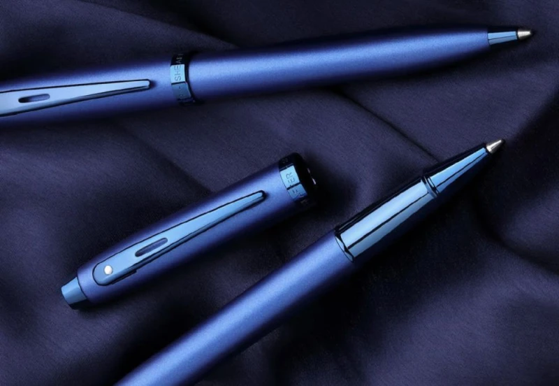 Sheaffer 100 pióro kulkowe satin blue pvd NOTEKA (5).jpg