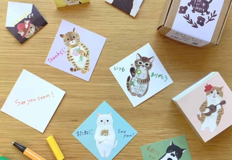 4legs mini card zestaw mini kartek w kotki NOTEKA (6).jpg