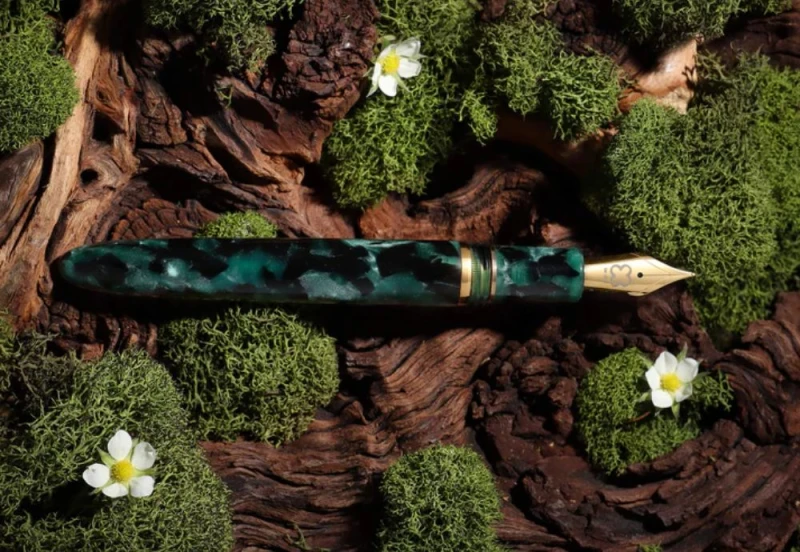 Pióro Wieczne esterbrook estie Evergreen Gold Trim NOTEKA (4).jpg