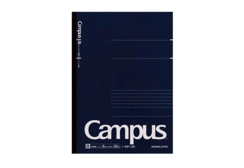 Kokuyo Campus Flat Notebook Semi B5 B Navy Blue - notatnik w linie 6 mm