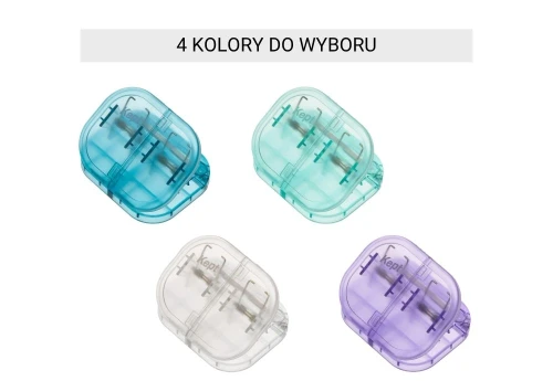 Raymay Fujii Kept Half-Split Clip - klips plastikowy - różne kolory