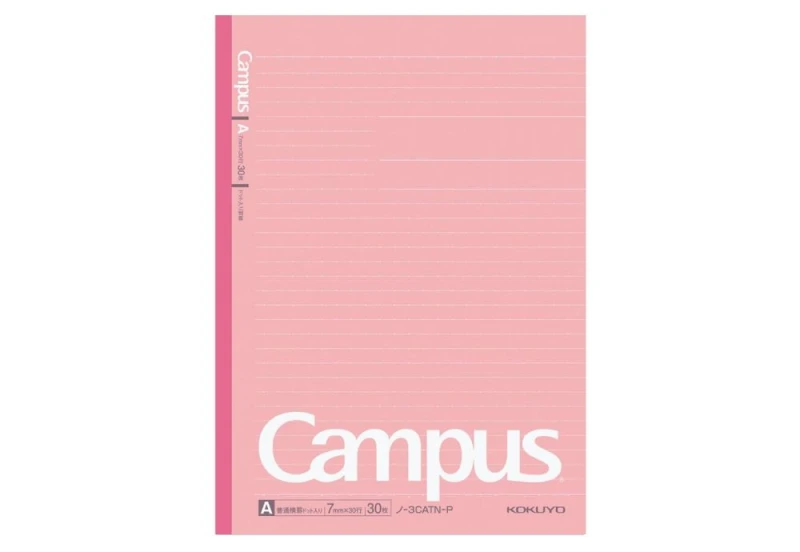 Campus Kokuyo Notes A4 A pink NOTEKA.jpg
