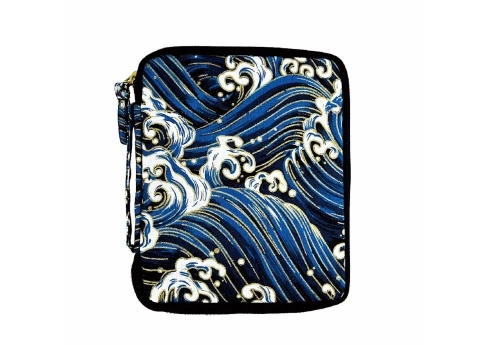 Kyoku Haku Zippered Pen Case Wave Pattern - piórnik na 10 instrumentów