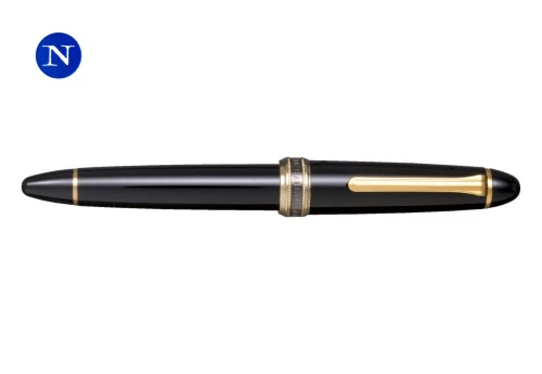 Sailor Pióro wieczne 1911 Large Naginata Fude de Mannen Black GT Czarne 21k
