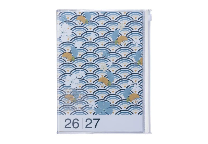 mark's japan kalendarz a5 patterns wave green 2026 2027 NOTEKA.jpg