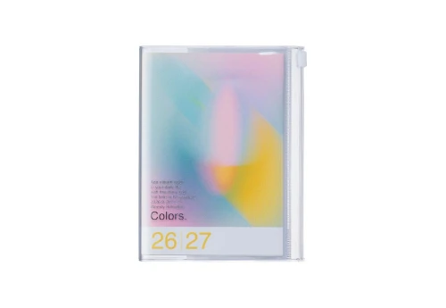 Mark's Japan Kalendarz 2026/2027 Gradient A6 - różowy