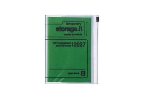 Mark's Japan Kalendarz 2026/2027 Storage.it A6 - zielony