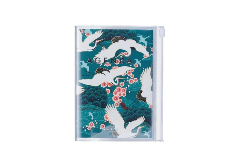 mark's japan kalendarz a6 birds green 2026 2027 NOTEKA.jpg