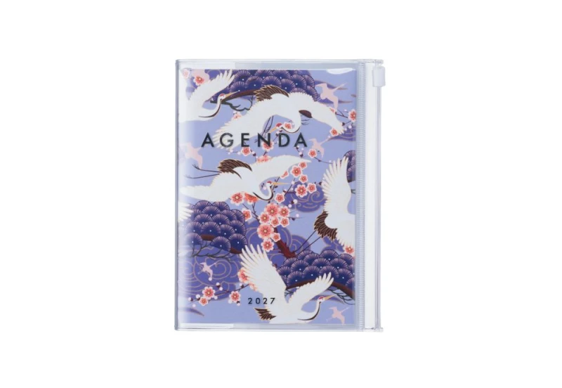 mark's japan kalendarz a6 birds purple 2026 2027 NOTEKA.jpg