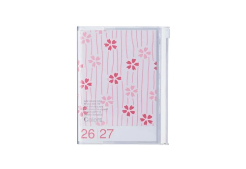 Mark's Japan Kalendarz 2026/2027 Patterns A6 - kwiat wiśni
