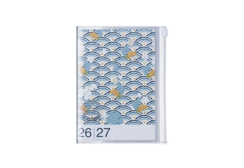 mark's japan kalendarz a6 patterns wave green 2026 2027 NOTEKA.jpg