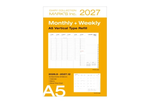 Mark's Japan Kalendarz 2026/2027 Wkład A5