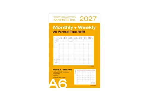 Mark's Japan Kalendarz 2026/2027 Wkład A6