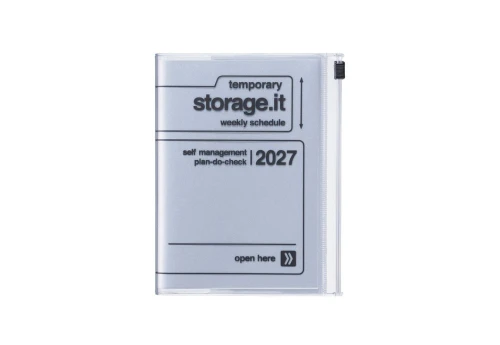 Mark's Japan Kalendarz 2026/2027 Storage.it A6 - srebrny