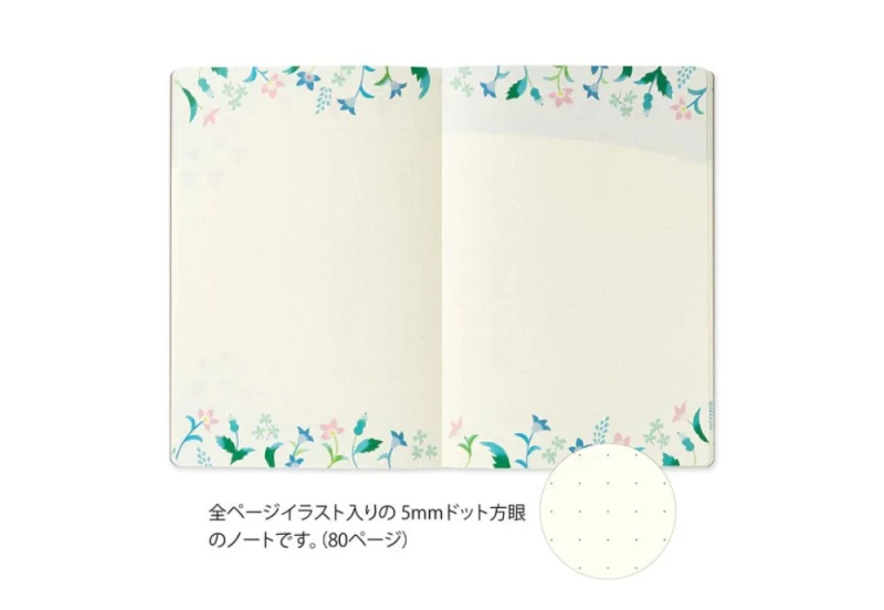 Notatnik Midori Yuru Log B6 Kwiaty NOTEKA (6).jpg
