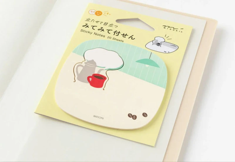 Midori Karteczki samoprzylepne Sticky Notes Pop-up - Kawa NOTEKA (3).jpg
