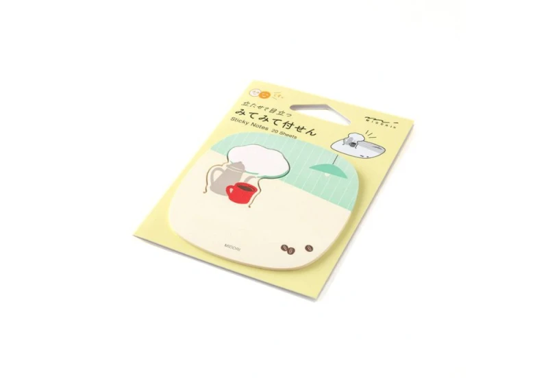 Midori Karteczki samoprzylepne Sticky Notes Pop-up - Kawa NOTEKA.jpg