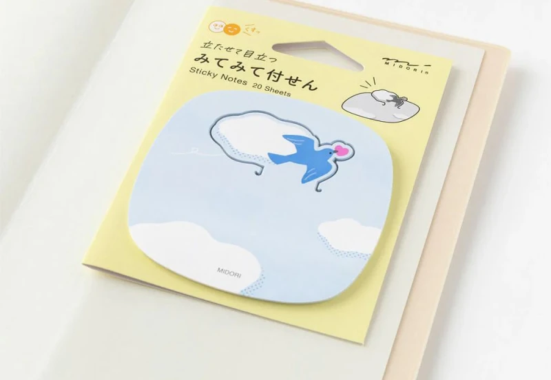Midori Karteczki samoprzylepne Sticky Notes Pop-up - Ptaszek NOTEKA (3).jpg