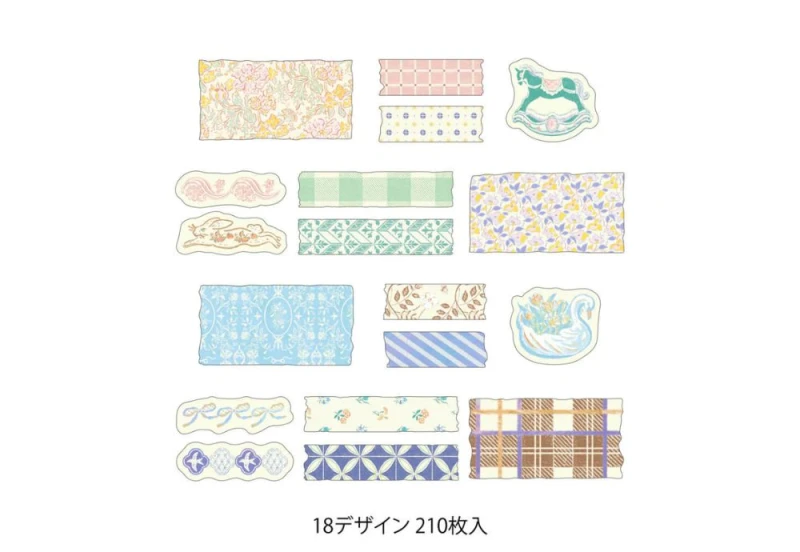 Midori Naklejki na rolce Yuru Log - Wzory NOTEKA (2).jpg