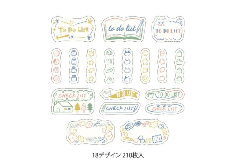 Midori Naklejki na rolce Yuru Log - Lista to do NOTEKA (2).jpg