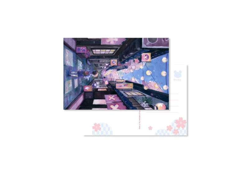 Esterbrook x sakura dragon postcard pocztówka NOTEKA (3).jpg