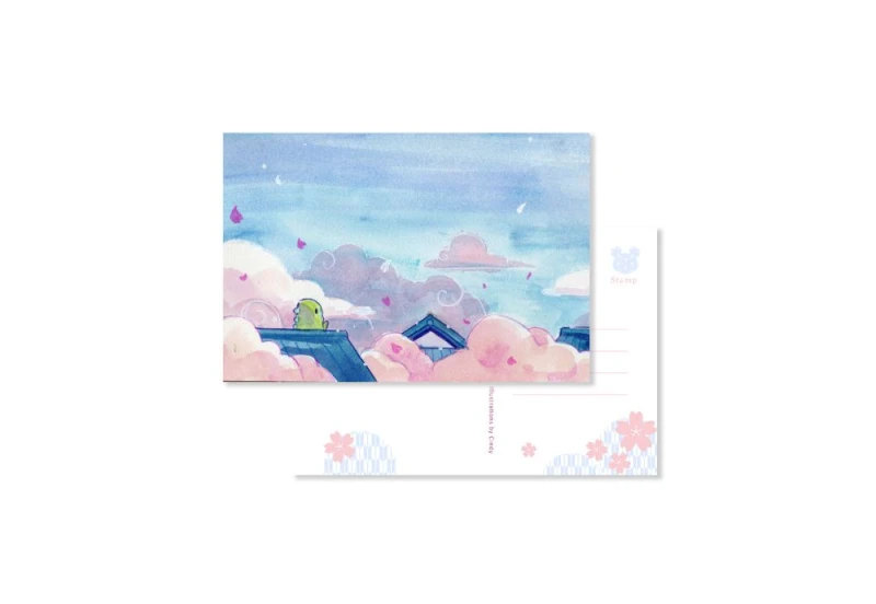 Esterbrook x sakura dragon postcard pocztówka NOTEKA (4).jpg