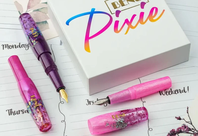 BENU SET Pixie Pióra Wieczne - Magenta Madness NOTEKA (4).jpg